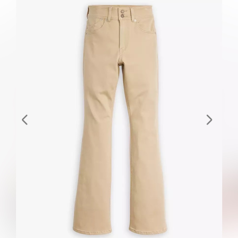 Levi's Retro 726 High Rise Flare Women's Jeans - Tan